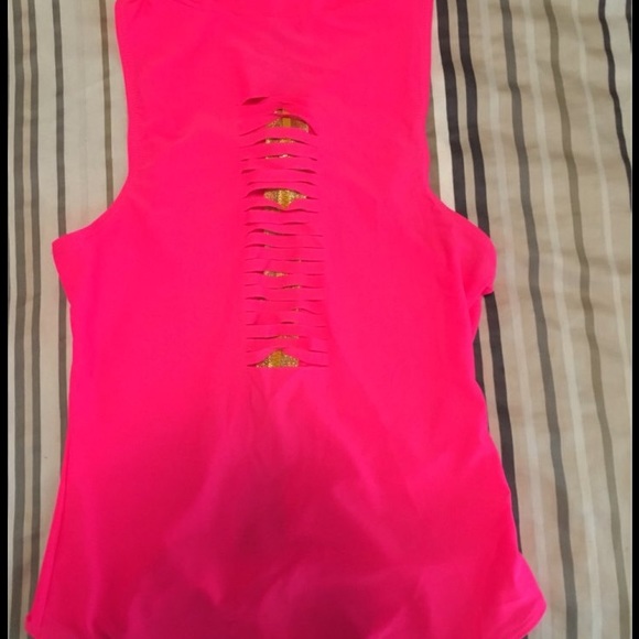 Zipper Hollow Out Swimsuit High Neck Monokini One - Picture 2 of 4