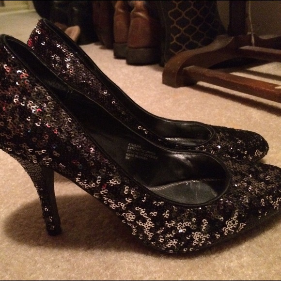 White House Black Market Sequin Heels