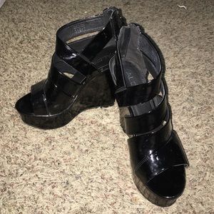 ALDO black wedges