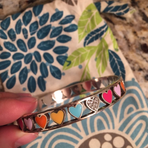 Brighton "Bon Bon hearts bangle"