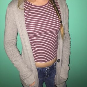 American eaglet hooded cardigan