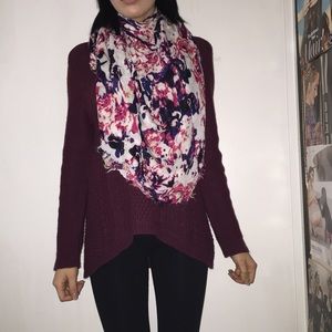 Burgundy Sweater