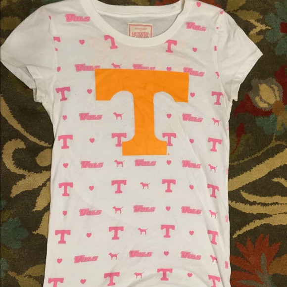 PINK UNIVERSITY OF TENNESSEE TEE