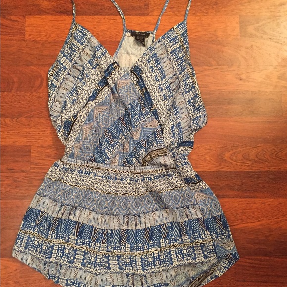 Blue romper