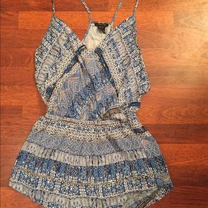 Blue romper