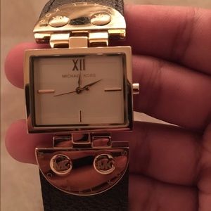 Michael Kors Brown Leather Watch