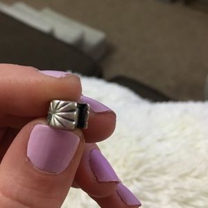 Authentic Pandora silver spacers/clips. 2 CLIPS.