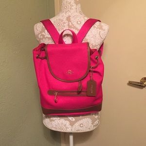 NWT coach backpack