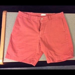 Men's red shorts