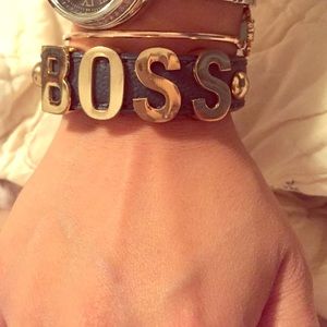 BCBG quote bracelet