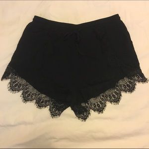 Lacey Black Shorts