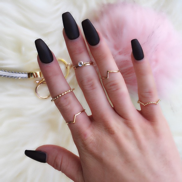 Bella Vida 6 Gold Midi Ring Set