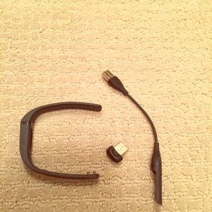 Fitbit! Black with charger and chip