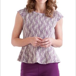 Matilda Jane Peplum top sz med