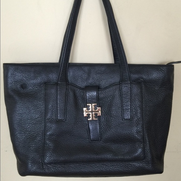 Tory Burch Plaque Tote - Picture 1 of 4
