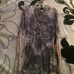 Flower lace top.