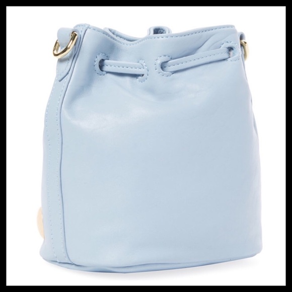 💥HOST PICK💥Blue Leather Studded Bucket Bag💙 - Picture 2 of 4