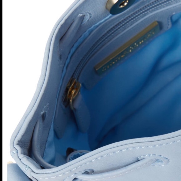 💥HOST PICK💥Blue Leather Studded Bucket Bag💙 - Picture 4 of 4