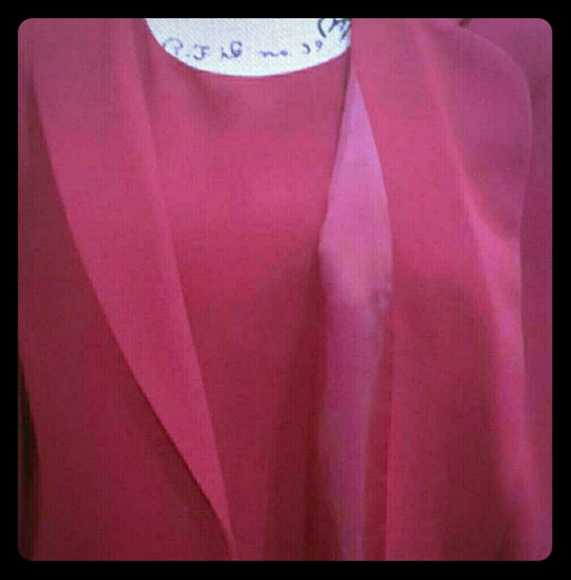 Plaza South red w/ black pinstripes 3-pc Sz 10 - Picture 1 of 3