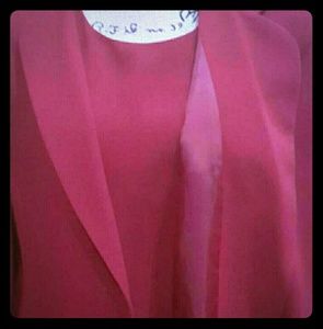 Plaza South red w/ black pinstripes 3-pc Sz 10