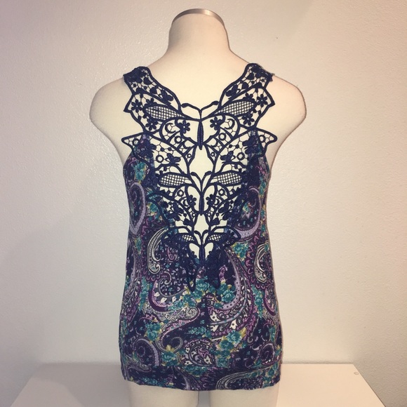 Crocheted Wet Seal Tank Top