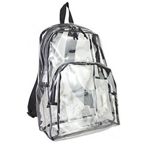 Clear Transparent Backpack Security School