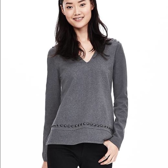 Banana Republic beaded top (j) - Picture 1 of 4