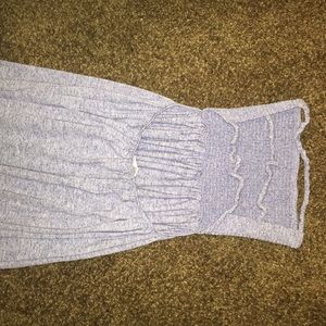 Backless Victoria's Secret heathered blue dress S