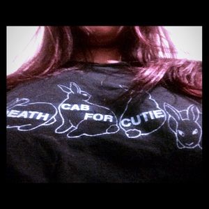 Death cab for cutie band t shirt black