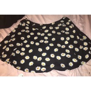 Daisy Print Skater Skirt