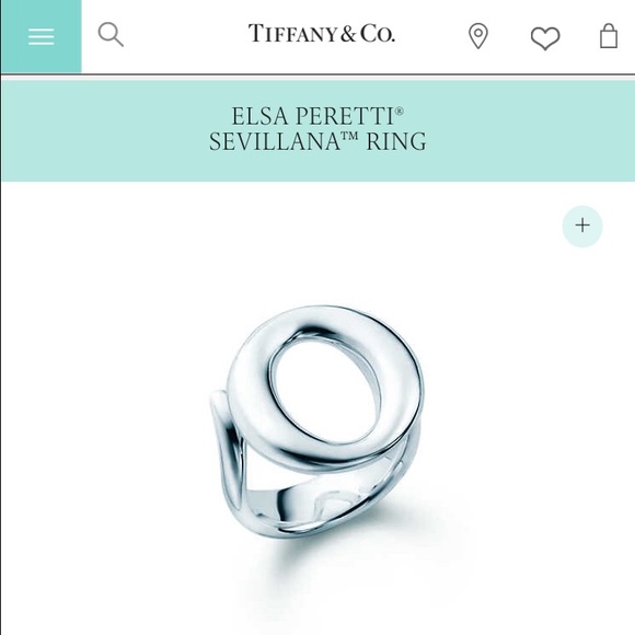Tiffany & Co. Elsa Peretti Sevillana Ring. Size 7