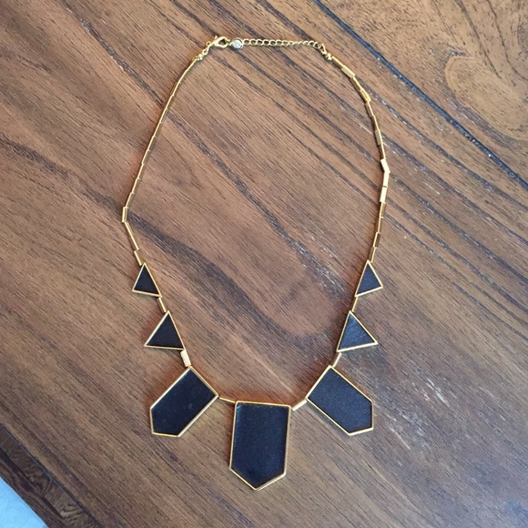 House of Harlow Station Leather Necklace