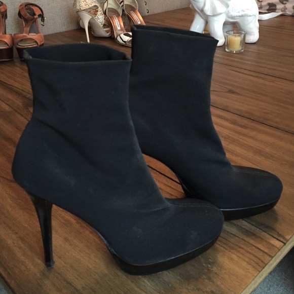 Stuart Weitzman Stretch Mesh Fabric Bootie - image 3