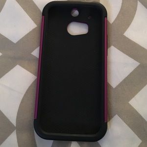 Purple Sparkly HTC One M8 case