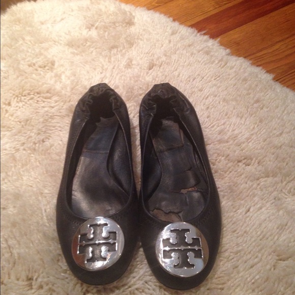 Used Tory Burch Reva flats