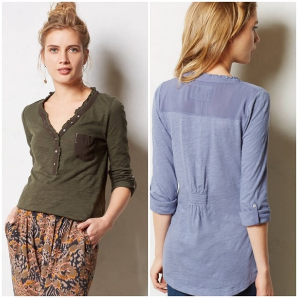 Anthropologie Tops - Anthropologie Essential Henley