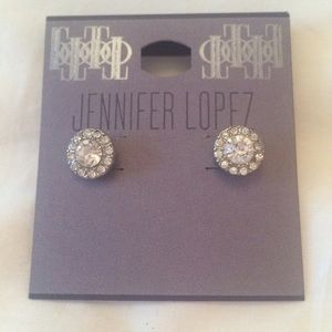 New Jennifer Lopez rhinestone stud earrings