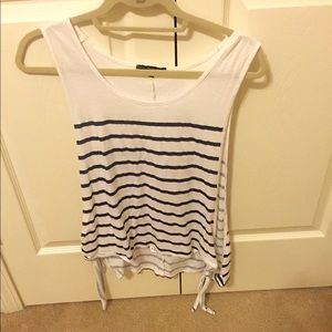 Urban outfitters side less striped tank