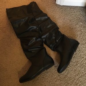 Black Over the Knee Boots