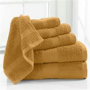 6PC TOWEL SET burgundy, LILAC and coral orange