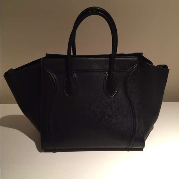 Celine Phantom Medium Black Tote Rarely Used!! - Picture 2 of 4