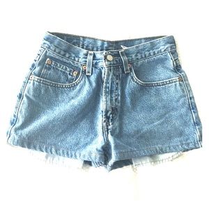 Levi denim shorts
