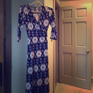 Brand new Pinkblush floor length Aztec maxi!