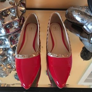 GORGEOUS red pump flats NEW