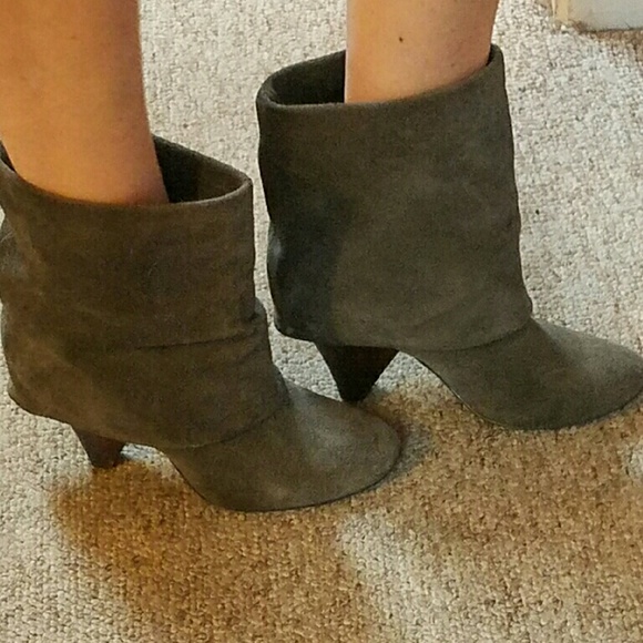 Suede booties