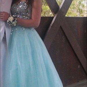 Aqua Blue Dress
