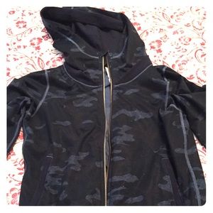 Lululemon Hoodie--size 6--Blue camo print