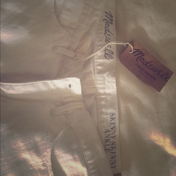 Madewell white jeans