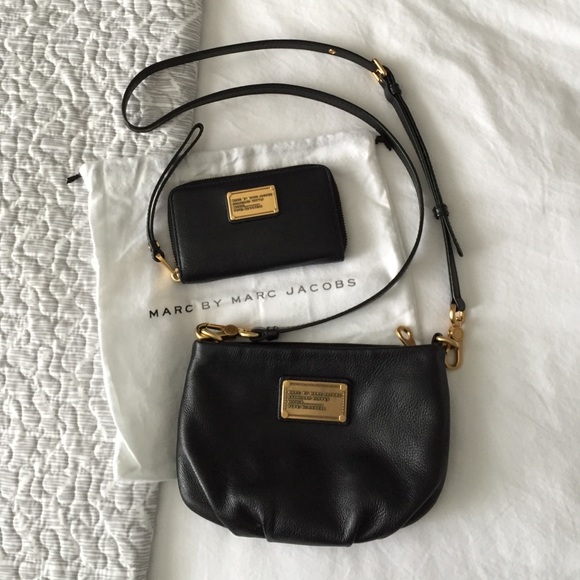Marc Jacobs Percy Cross-Body + Wingman Wallet