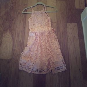 Pretty in pink lace dress